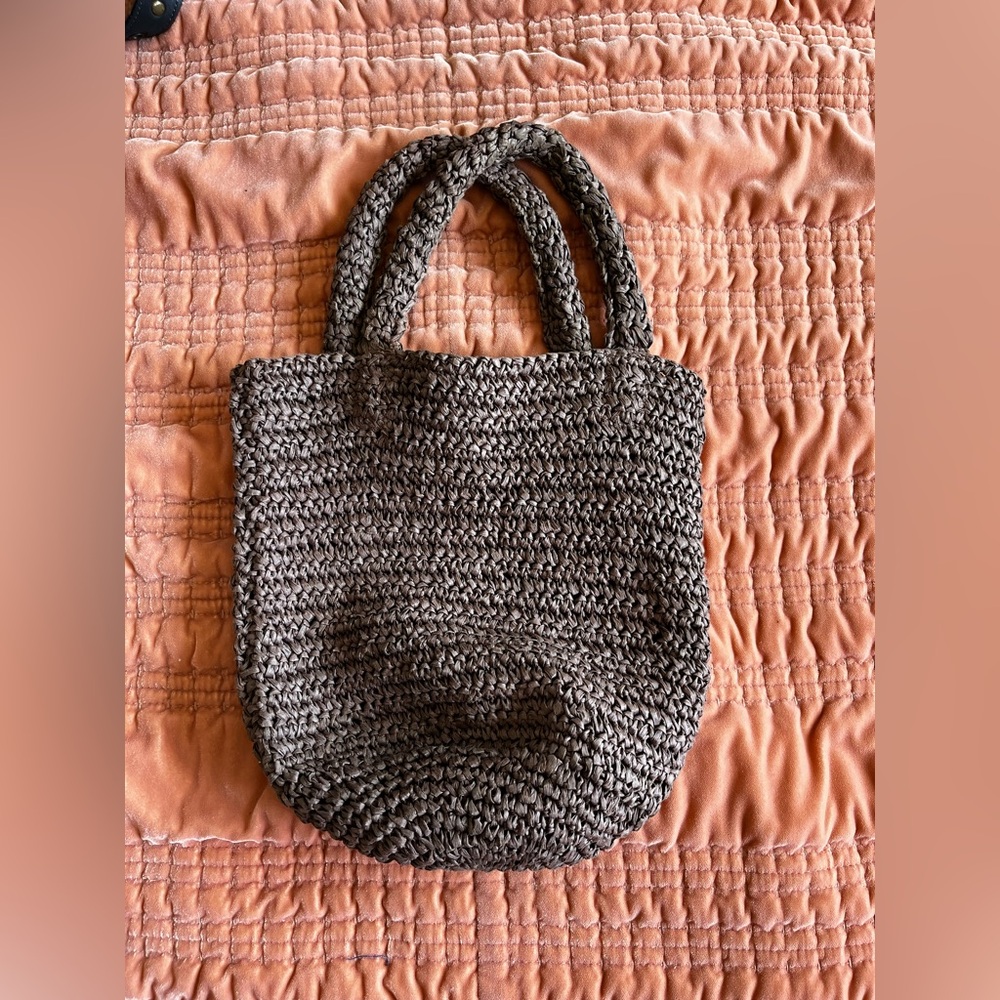 LOFT Brown Tote Bag with Sturdy Design and Bohemian Style